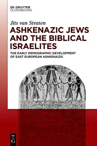 Ashkenazic Jews and the Biblical Israelites_cover