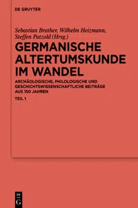 Germanische Altertumskunde im Wandel_cover