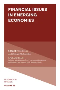 Financial Issues in Emerging Economies_cover