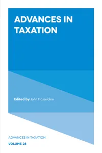 Advances in Taxation_cover