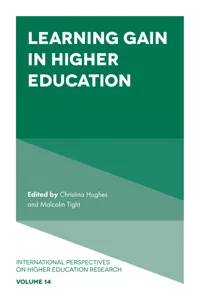 Learning Gain in Higher Education_cover