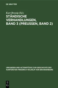 Ständische Verhandlungen, Band 3_cover