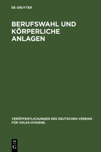 Berufswahl und körperliche Anlagen_cover