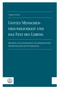 Gottes Menschenfreundlichkeit und das Fest des Lebens_cover