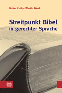 Streitpunkt Bibel in gerechter Sprache_cover