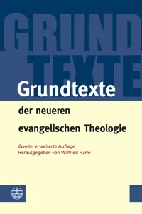 Grundtexte der neueren evangelischen Theologie_cover