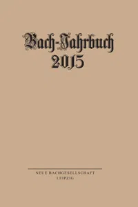 Bach-Jahrbuch 2015_cover