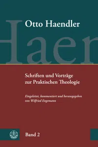 Schriften und Vorträge zur Praktischen Theologie_cover