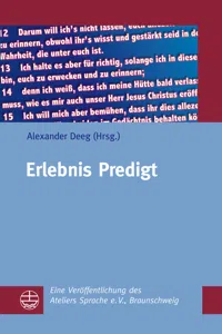 Erlebnis Predigt_cover