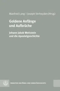 Goldene Anfänge und Aufbrüche_cover