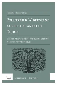 Politischer Widerstand als protestantische Option_cover