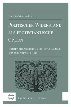 Politischer Widerstand als protestantische Option