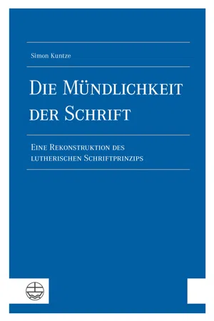 Die Mündlichkeit der Schrift