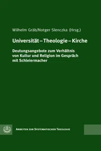 Universität – Theologie – Kirche_cover