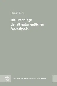 Die Ursprünge der alttestamentlichen Apokalyptik_cover