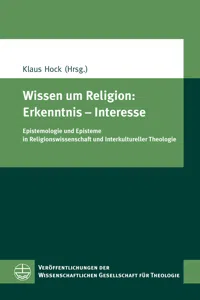 Wissen um Religion: Erkenntnis – Interesse_cover