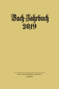 Bach-Jahrbuch 2019_cover