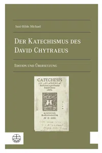 Der Katechismus des David Chytraeus_cover