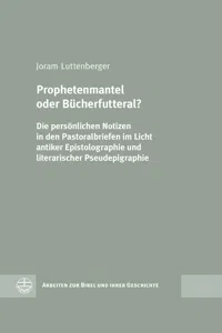 Prophetenmantel oder Bücherfutteral?_cover