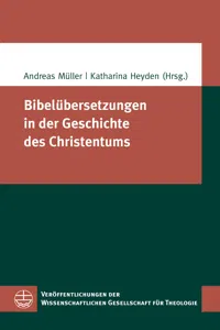 Bibelübersetzungen in der Geschichte des Christentums_cover