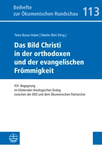 Das Bild Christi in der orthodoxen und der evangelischen Frömmigkeit_cover