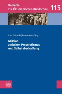 Mission zwischen Proselytismus und Selbstabschaffung_cover