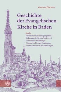 Geschichte der Evangelischen Kirche in Baden_cover