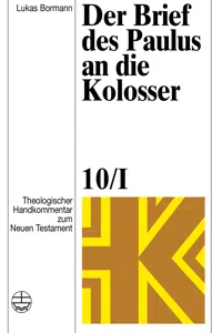 Der Brief des Paulus an die Kolosser_cover