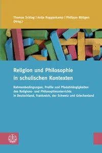 Religion und Philosophie in schulischen Kontexten_cover