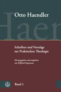 Schriften und Vorträge zur Praktischen Theologie_cover