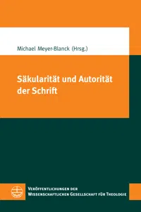 Säkularität und Autorität der Schrift_cover