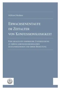 Erwachsenentaufe im Zeitalter von Konfessionslosigkeit_cover