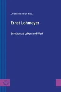 Ernst Lohmeyer_cover