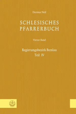 Schlesisches Pfarrerbuch