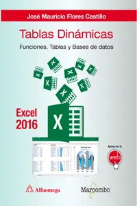 Tablas dinámicas con Excel 2016.Funciones, tablas y bases de datos_cover