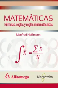 MATEMÁTICAS Fórmulas, reglas y reglas mnemotécnicas_cover