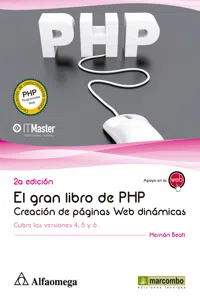 El gran libro de PHP: Creación de páginas web dinámicas_cover