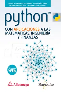 Python con aplicaciones a las matemáticas, ingeniería y finanzas_cover