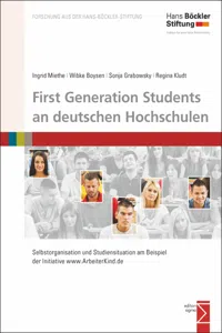 First Generation Students an deutschen Hochschulen_cover