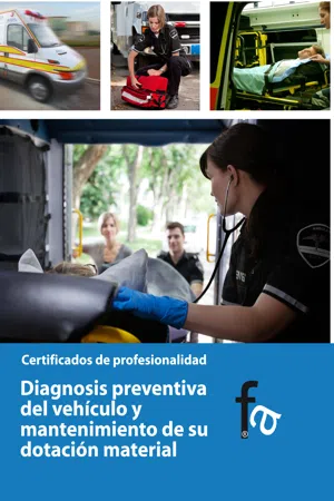 Diagnosis preventiva del vehículo y mantenimiento de su dotación material