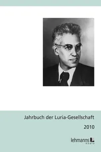 Jahrbuch der Luria-Gesellschaft 2010_cover