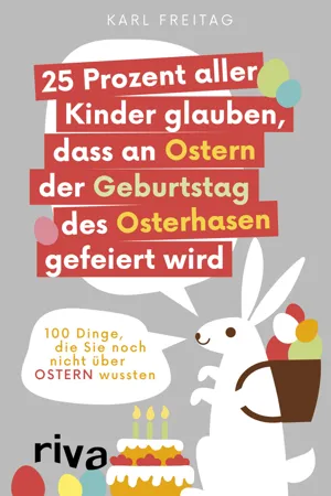 25 Prozent aller Kinder glauben, dass an Ostern der Geburtstag des Osterhasen gefeiert wird