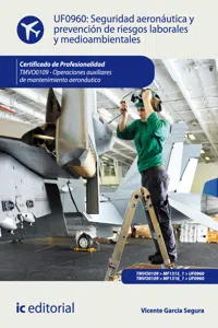 Seguridad aeronáutica y prevención de riesgos laborales y medioambientales. TMVO0109_cover