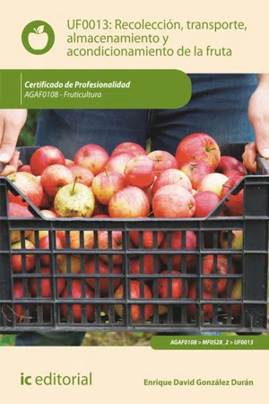 Recolección, transporte, almacenamiento y acondicionamiento de la fruta. AGAF0108