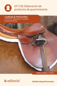 Elaboración de productos de guarnicionería. TCPF0110_cover