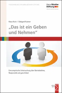 "Das ist ein Geben und Nehmen"_cover