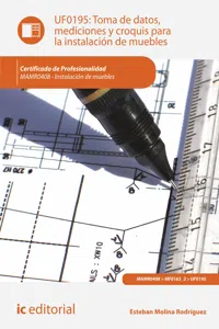 Toma de datos, mediciones y croquis para la instalación de muebles. MAMR0408_cover