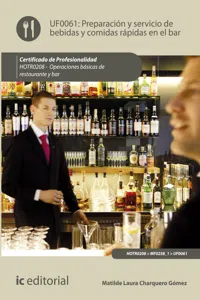 Preparación y servicio de bebidas y comidas rápidas en el bar. HOTR0208_cover