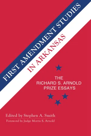 First Amendment Studies in Arkansas