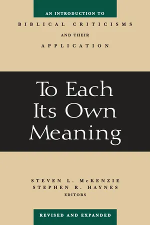 To Each Its Own Meaning, Revised and Expanded